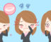woman contact lens discomfort