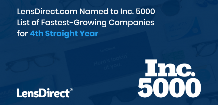 lensdirect inc 5000 4th straight year