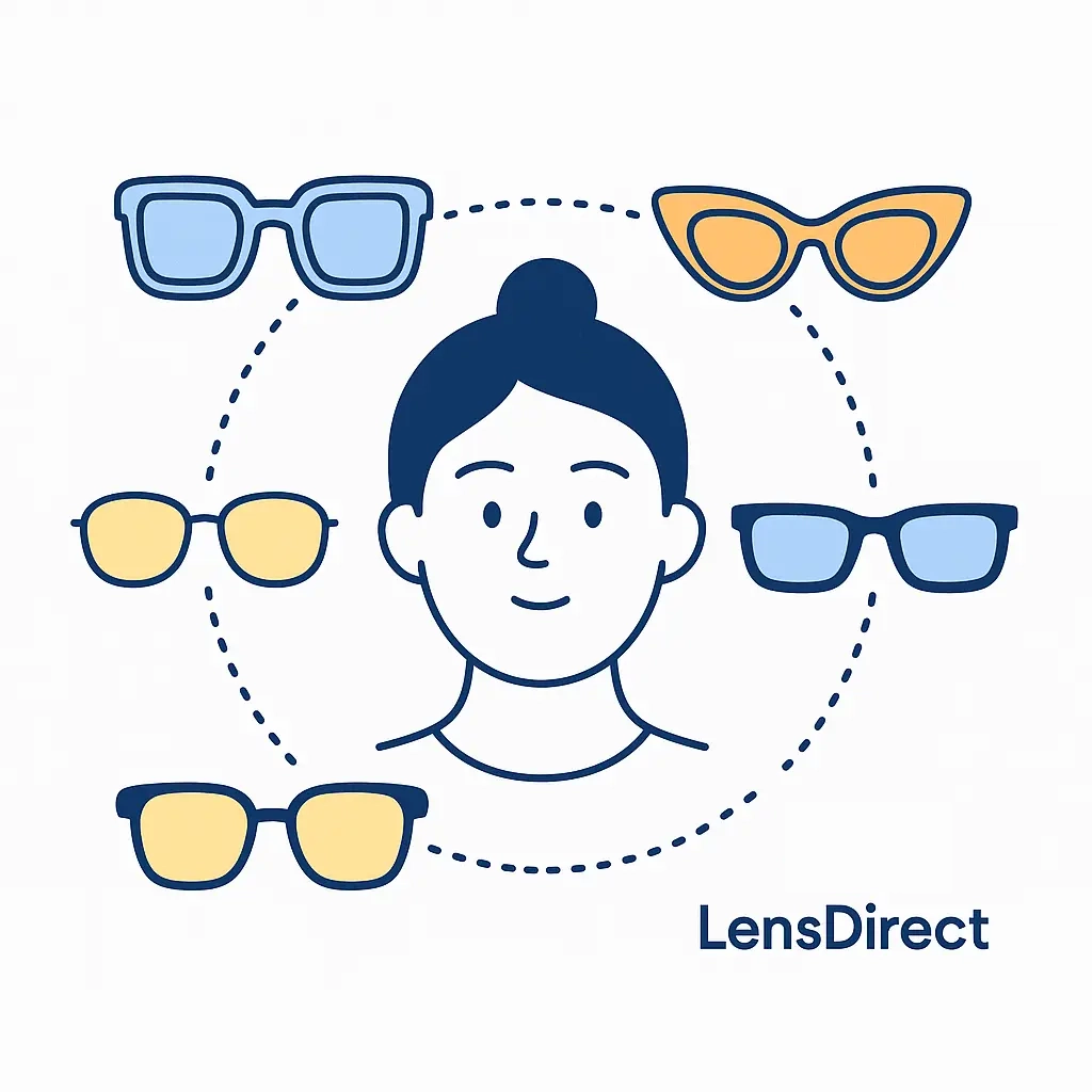 Stylish mirrored sunglasses with reflective surfaces, showing how mirror coatings add flair and protection in a minimalist composition.