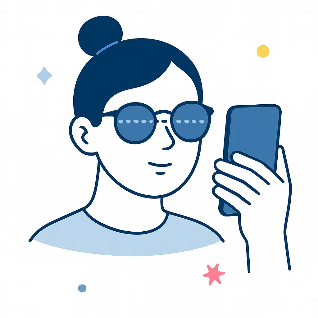 Vibrant collection of sunglasses in bold colors like blue, orange and yellow, showcasing fashion-forward options for round faces.