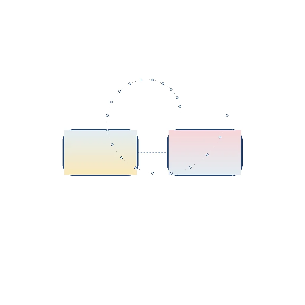 Simple drawing of sports sunglasses with swirling airflow lines to represent anti fogging technology.