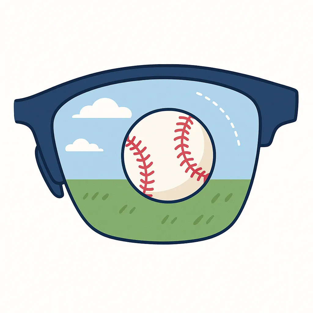 Player wearing PRIZM Field lenses sharpening ball and field details.