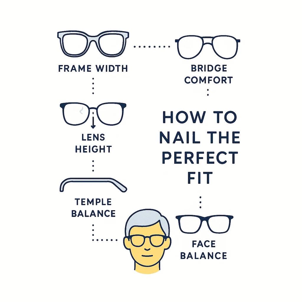 Graphic dividing aviator wayfarer and round styles into categories of adventurous bold structured and artistic expressive personalities.