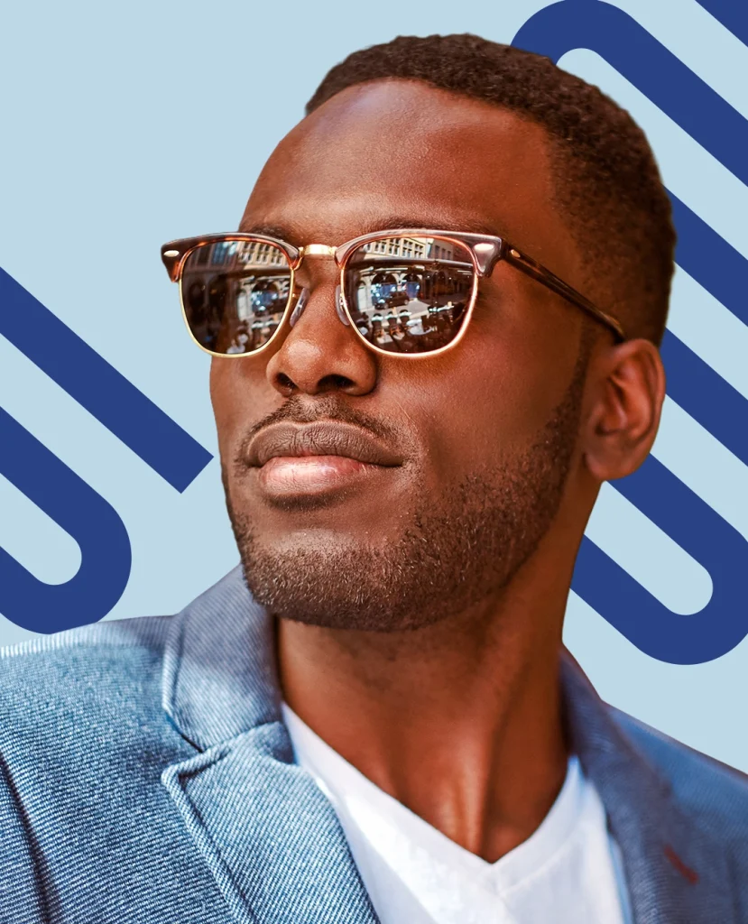 Cut You Off Round Frame Cut Out Design‎ Sunglasses Brown Large  main image 4