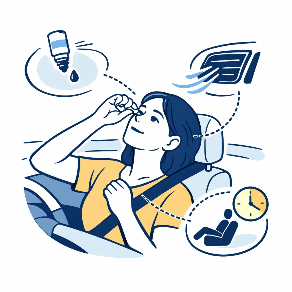 Face wearing correctly aligned and misaligned glasses with dotted lines comparing angles and reflections.