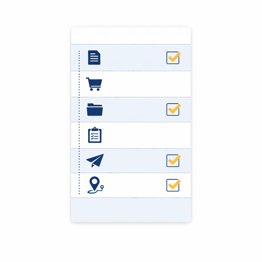 A compact checklist with icons summarizes the key rebate steps from terms to tracking.