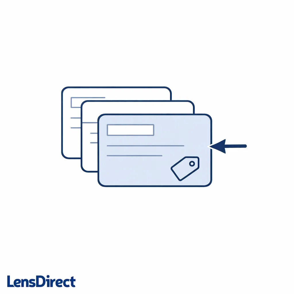 A cart screen with a highlighted discount prompt card and a pointer indicating where to start.