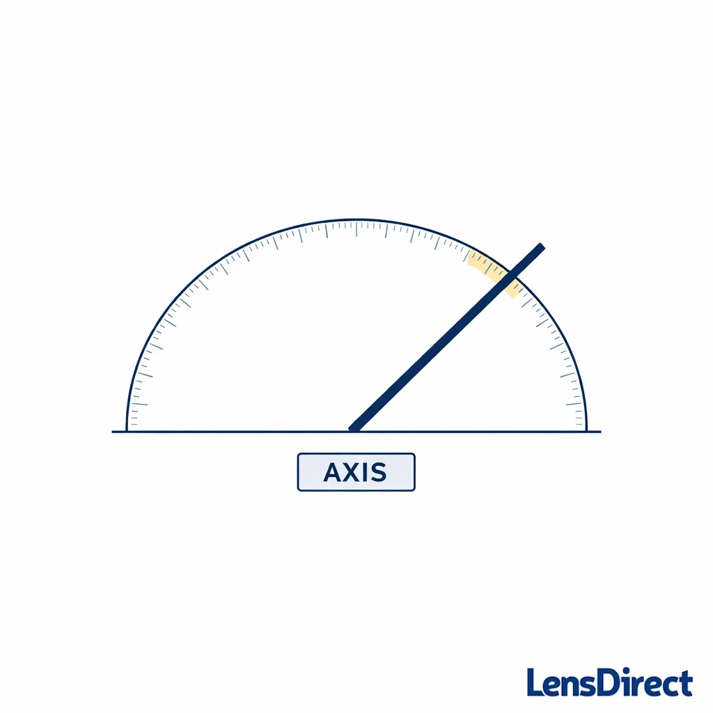 A protractor-style axis dial highlights that axis is an orientation measured in degrees.