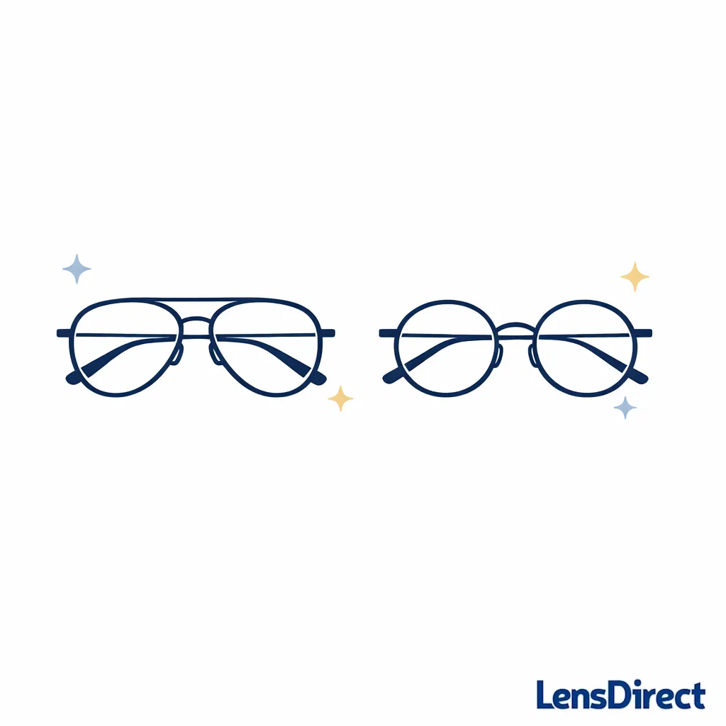 Slim aviator and balanced round frames show how restraint keeps classic styles looking elevated.