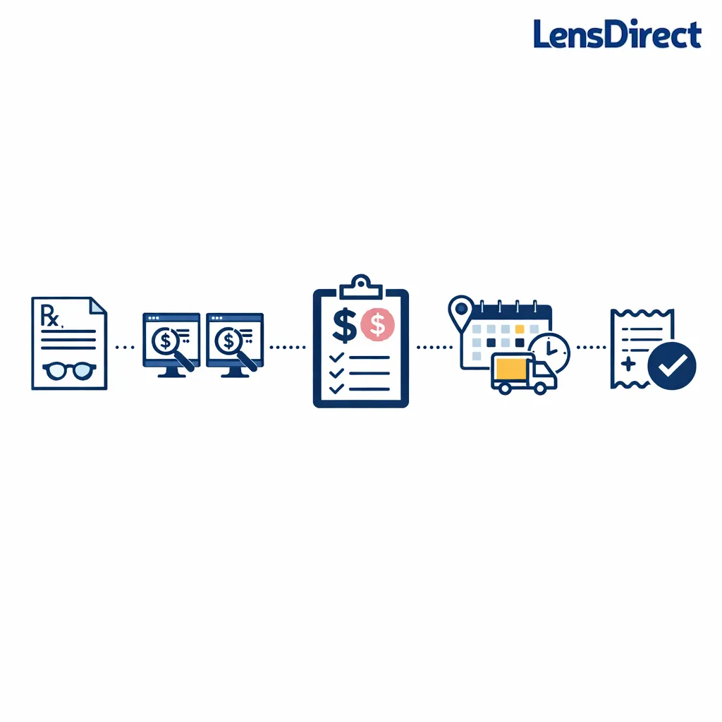 A simple step-by-step path shows how to compare two or three contact retailers without overpaying.