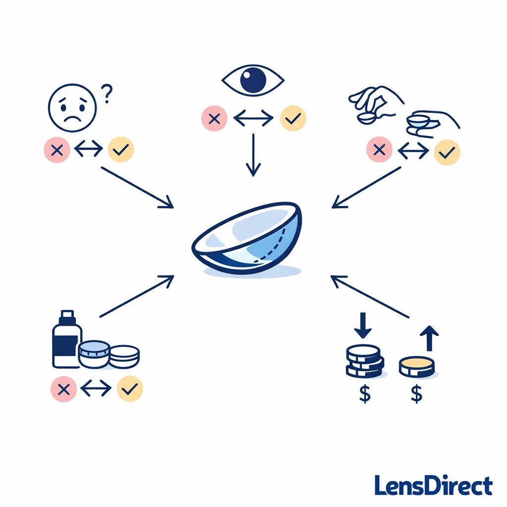 A final decision flowchart helps shoppers choose based on comfort, routine, handling, and value.
