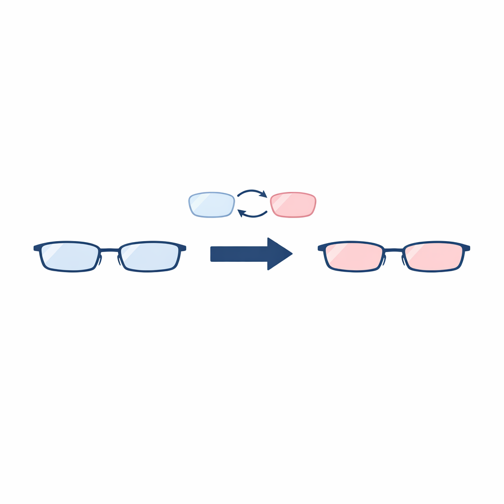 An old favorite frame gets a fresh update through a simple lens replacement visual.