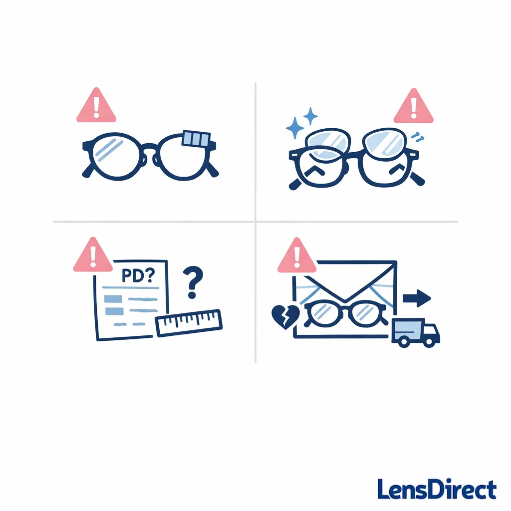 A compact warning grid highlights fit assumptions, missing PD, and sending your only pair.