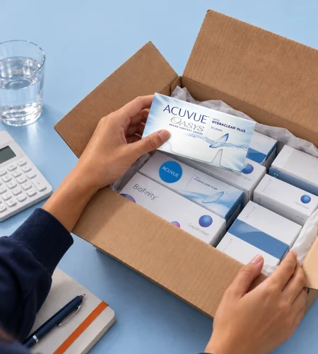 Annual Supply of Contacts: When Buying a Year at Once Saves Money